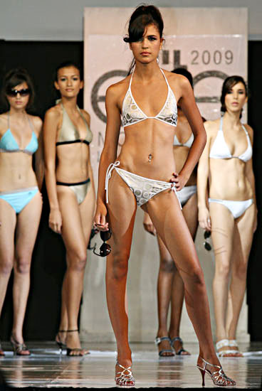 Elite Model Look 2009 Mauritius - Deborah Desplace in bikini